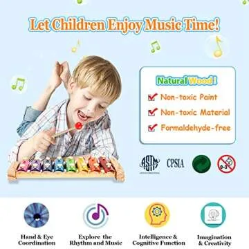 Toddler Musical Instruments Set for Kids - 32 PCS