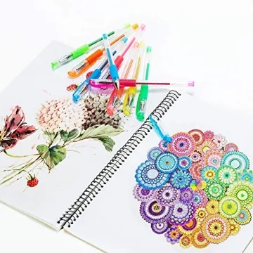 Aen Art 30-Color Gel Pens Set for Vibrant Coloring & Journaling