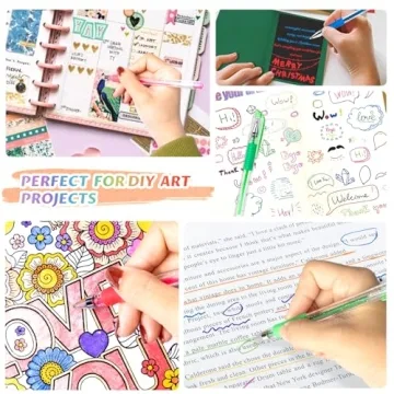 Aen Art 30-Color Gel Pens Set for Vibrant Coloring & Journaling