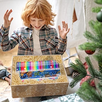 Aen Art 30-Color Gel Pens Set for Vibrant Coloring & Journaling