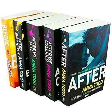 The Complete After Series Collection 5 Books Box Set by Anna Todd (After Ever Happy, After, After We Collided, After We Fell, Before)