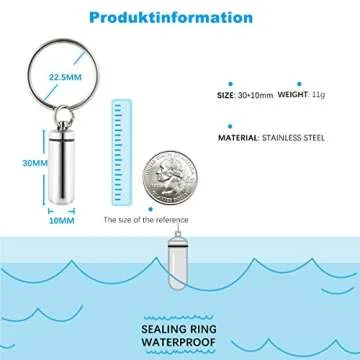 Motorcycle Cremation Jewelry Urn Keychain Memorial