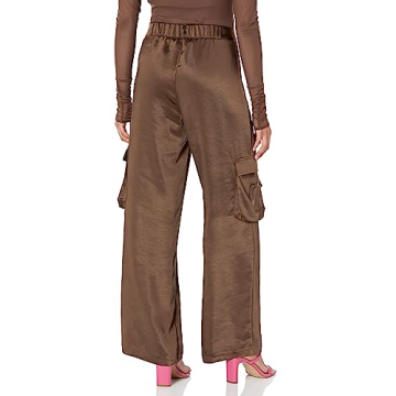 Jessenia Shine Cargo Pants in Coffee Bean for Women