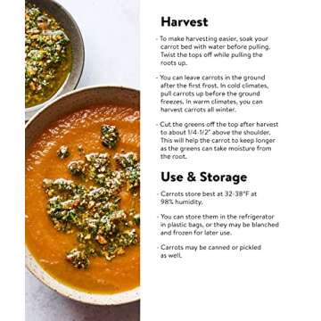 Burpee Kaleidoscope Blend Carrot Seeds | 1500 Non-GMO Seeds | Rainbow Carrot Seeds for Planting | Vegetable Seeds for Planting Home Garden | Five Colors: Red, Orange, Purple, White, and Yellow