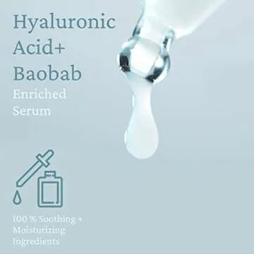 Mediheal Baobab Soothing Moisture Serum 1.6 oz | Daily Korean Face Serum for All Skin Type, Instant absorption, Non-greasy, with Ceramide, Treats Dull Skin, Uneven Skin Tone, for Women and Men