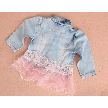 3-Piece Denim Set for Little Girls (Pink, 4-5Y)