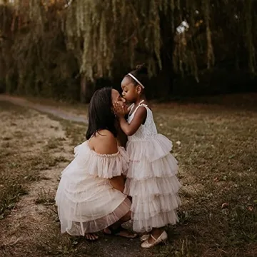 TTYAVO Girls Flower Princess Dress - Elegant & Comfy