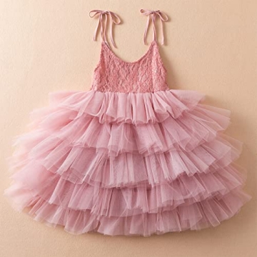 TTYAVO Girls Flower Princess Dress - Elegant & Comfy