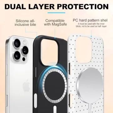 Cute Polka Dot iPhone 14 Pro Case for Women