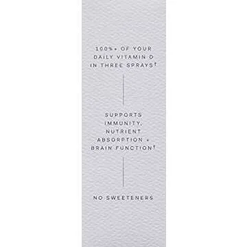 The Nue Co. Vitamin D Spray, Supports Immunity, Regulate Mood & Bone Health, Vegan, Gluten Free, 0.51 fl oz