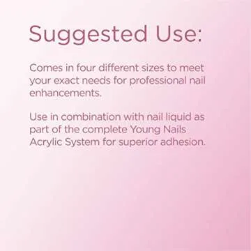 Young Nails Acrylic Speed Powder – Fast Setting Frost Pink 85g