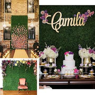 DearHouse 8 Pack Artificial Boxwood Panels Topiary Hedge Plants Artificial Greenery Fence Panels for Greenery Walls,Garden,Privacy Screen,Backyard and Home Decor,26x16inch