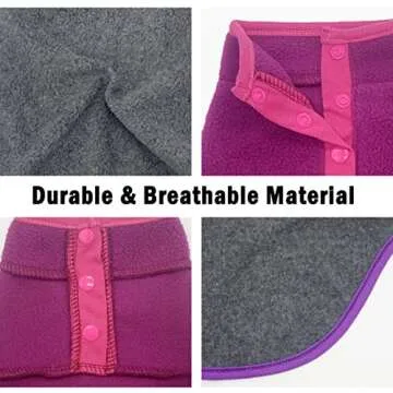 Warm Fleece Vest Sweater for Small Dogs - 2 Pack