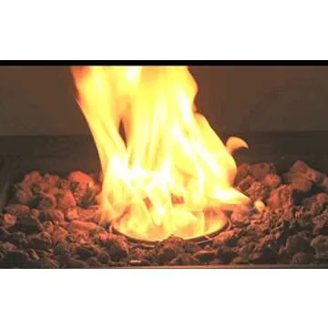 LEGACY HEATING 28-Inch Propane Fire Pit Table, Gas Square Outdoor Fire Table Dinning with Lid, Lava Stone, 50000BTU, ETL Certification, for Outside Garden Backyard Deck Patio