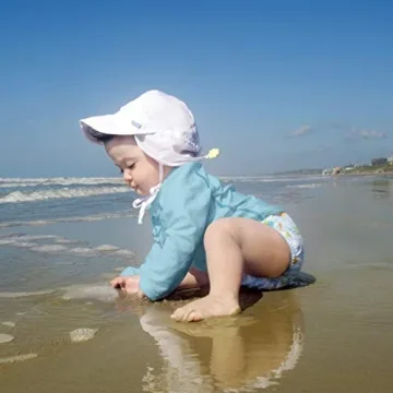 i play. Baby Flap Sun Protection Swim Hat for Infants