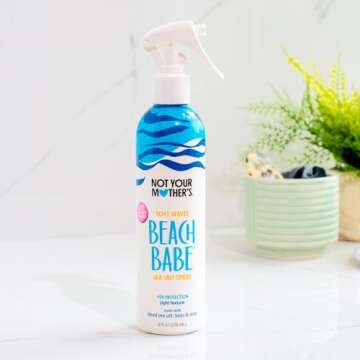 Not Your Mother's Beach Babe Sea Salt Spray (3-Pack) - 8 fl oz - Softening Formula for Effortlessly Soft, Tousled Waves