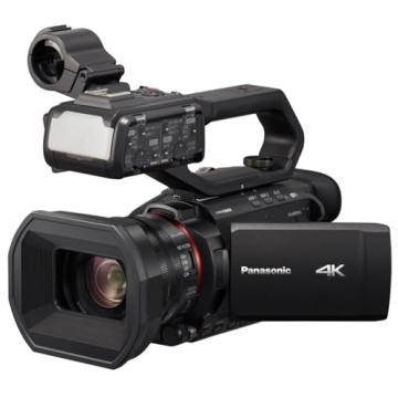 Panasonic X2000 4K Professional Camcorder - Ultimate in Live Streaming and Zoom Capability