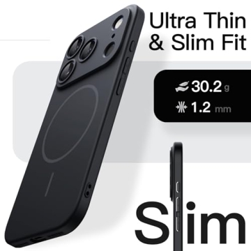 JETech Magnetic Slim Case for iPhone 17 Pro Max