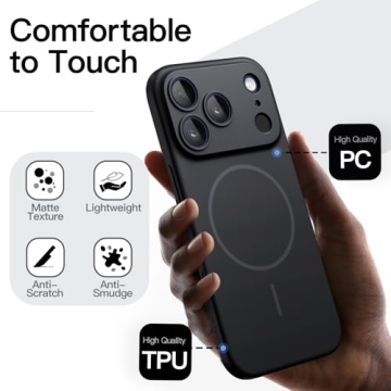 JETech Magnetic Slim Case for iPhone 17 Pro Max