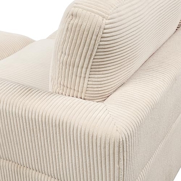 FANYE Oversized Corduroy Modular Sectional Couch for Six