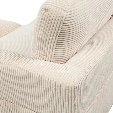 FANYE Oversized Corduroy Modular Sectional Couch for Six