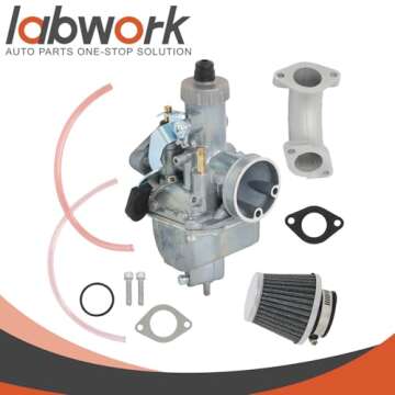 VM22 26mm Carburetor Carb Replacement for 125cc 140cc Pit Dirt Bike Lifan YX XR50 CRF70 KLX BBR Apollo Thumpstar Braaap Atomic DHZ SSR with Air Filter Intake
