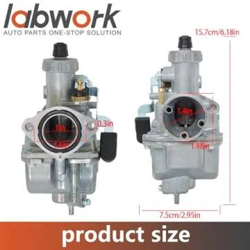 VM22 26mm Carburetor Carb Replacement for 125cc 140cc Pit Dirt Bike Lifan YX XR50 CRF70 KLX BBR Apollo Thumpstar Braaap Atomic DHZ SSR with Air Filter Intake