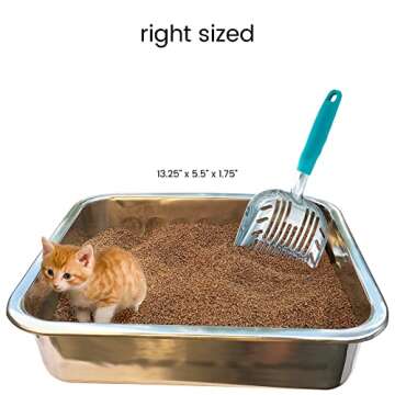 DuraScoop Premium Cat Litter Scoop - Ergonomic & Durable