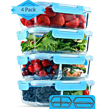 Glass Meal Prep Containers for Healthy Eating