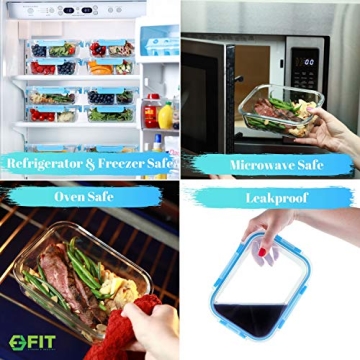 Glass Meal Prep Containers for Healthy Eating