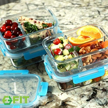 Glass Meal Prep Containers for Healthy Eating