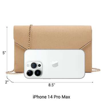 Dasein Velvet Evening Clutch for Women - Chic Formal Handbag