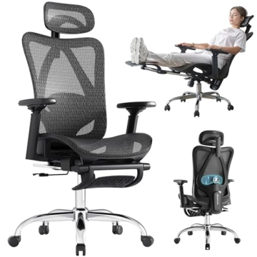Ergonomic Office Chair, SGS Certified Gas Cylinder