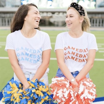 utosday 2pcs Stylish Football Headbands for Women