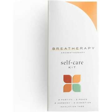 Breatherapy Self-Care Kit - 8-Pack Essential Oil Tabs for Wellness