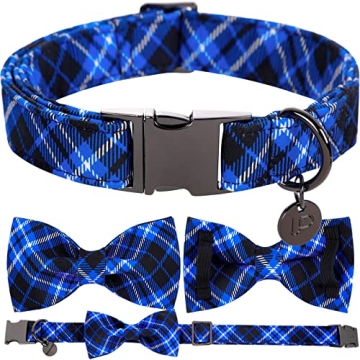 UP URARA PUP Dog Collar with Bow Tie for All Pets