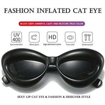 Trendy Cat-eye Sunglasses for Women by PORADAY