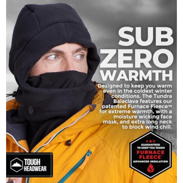 Tough Headwear Balaclava Ski Mask for Cold Weather Protection