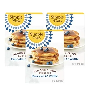 Simple Mills Almond Flour Pancake & Waffle Mix, Original - Gluten Free, Plant Based, Paleo Friendly,...