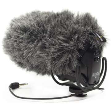 Rode DDC-VMPR DeadCat Artificial Fur Microphone Wind Shield For Videomic Pro-R,Gray