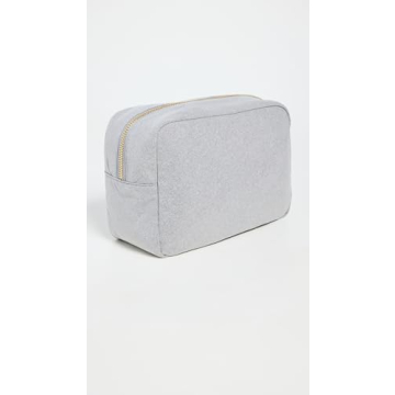 Stylish Stoney Clover Lane Nylon Cosmetic Bag in Gray