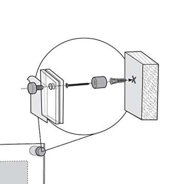 Azar Displays Floating Acrylic Wall Frame 30" x 40"