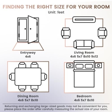 Washable Checkered Rug for Kids and Family