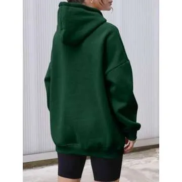 AUTOMET Women's Stylish Oversized Fleece Hoodie