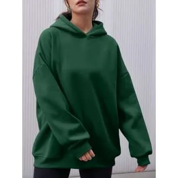 AUTOMET Women's Stylish Oversized Fleece Hoodie