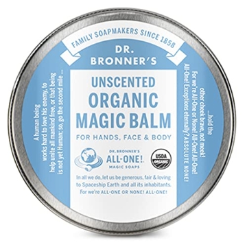 Dr. Bronner's Organic Magic Balm - Unscented & Versatile for Sensitive Skin