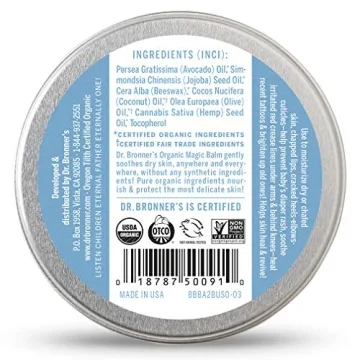 Dr. Bronner's Organic Magic Balm - Soothes Diaper Rash & Skin