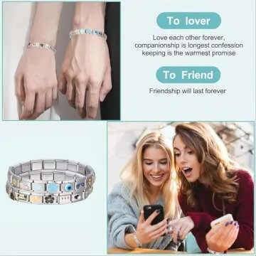 Stunning DIY ITingstere Italian Charms Bracelet Set 20 Pcs