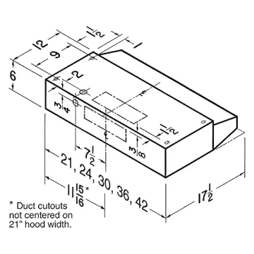 Broan-NuTone 30-inch Convertible Range Hood for Kitchen