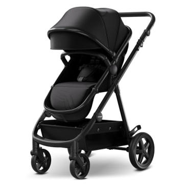 Mompush Meteor 2 Baby Stroller 2-in-1 with Bassinet Mode, Perfect for Families